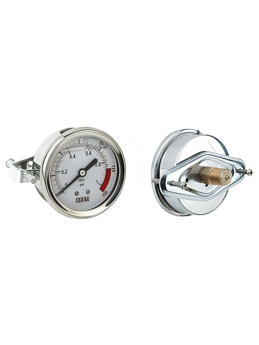 Осевой манометр Raifil PG 100/400 (в сборе для RO-300/500TW), 100/ 400 PSI точные измерения
